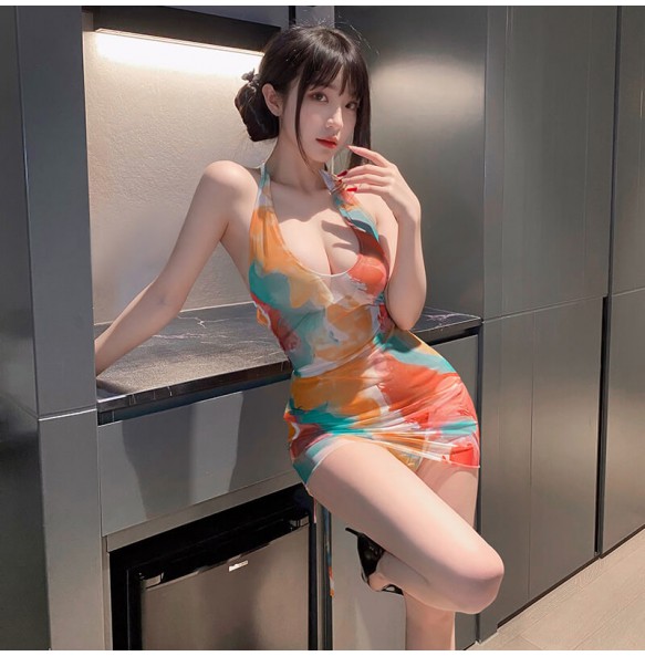 FEE ET MOI - Sexy Deep U Bodycon Dress